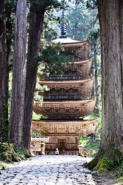 羽黒山の五重塔