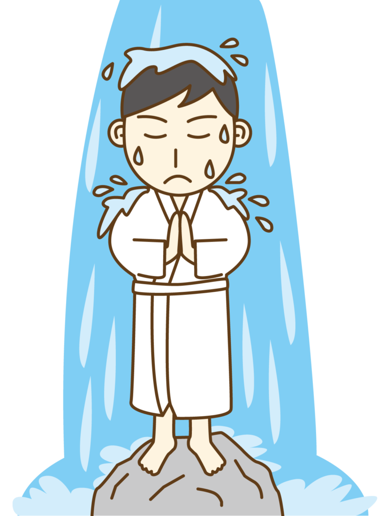 滝行を行う人のイメージ